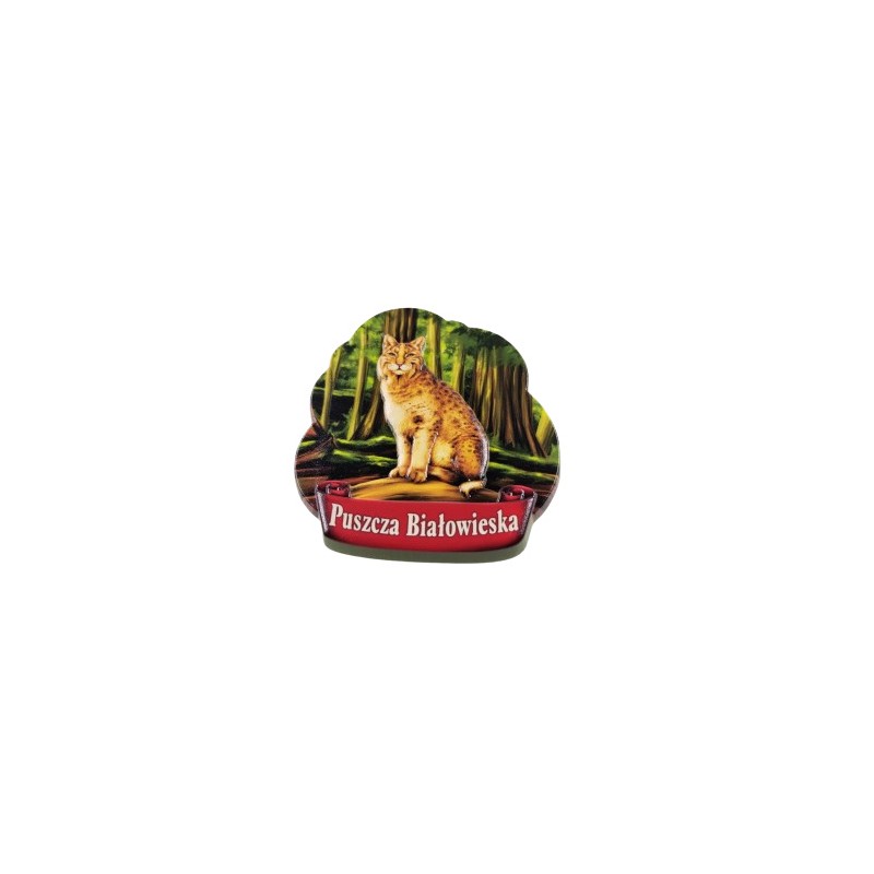 Magnes Puszcza Białowieska Ryś 3d