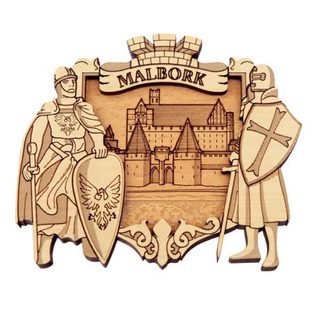Magnes Malbork rycerze 3d