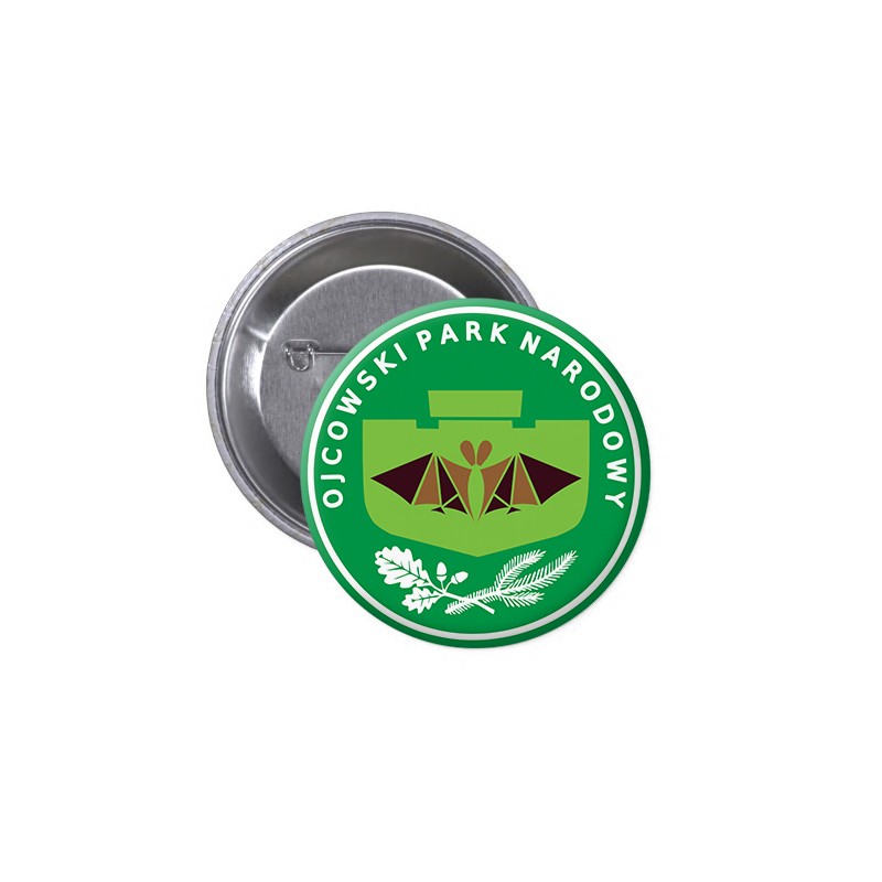 Przypinka na Agrafce Ojców Logo