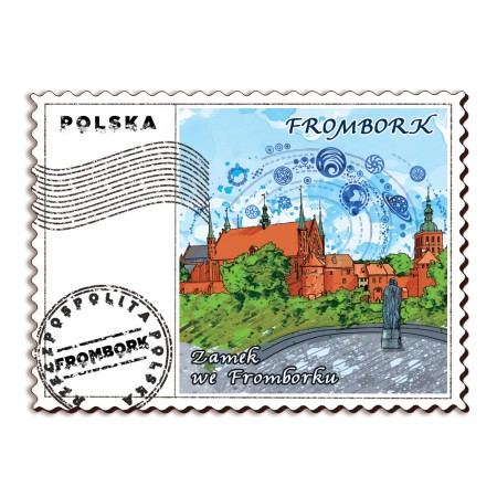 Magnes Znaczek Frombork Zamek