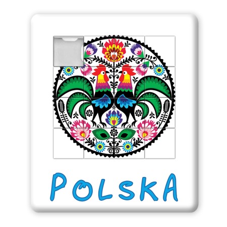 Układanka Koguty Koło