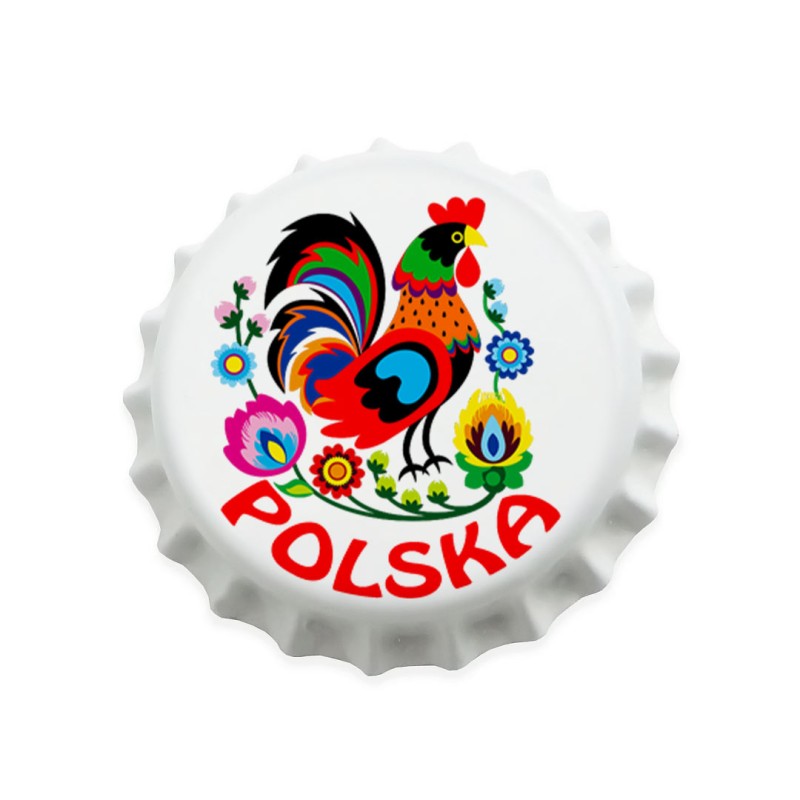 Magnes Kapselek Kogut Brązowy