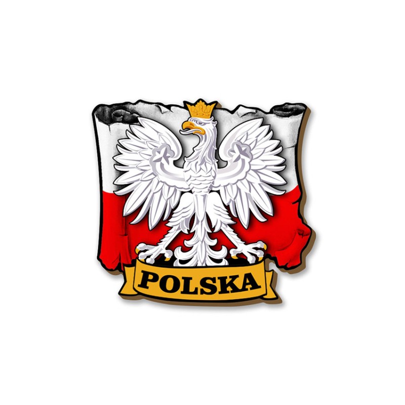 Magnes Polska MINI Orzeł Flaga