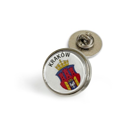 Przypinka pin Kraków Herb