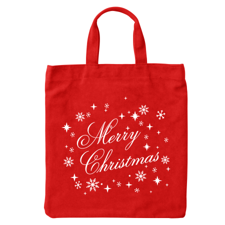 Torba na prezent Merry Christmas, czerwony