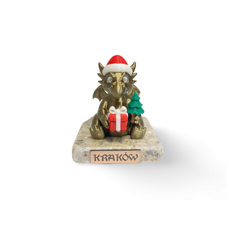 Figurka Boże Narodzenie  Smok Mikołaj na Kamieniu
