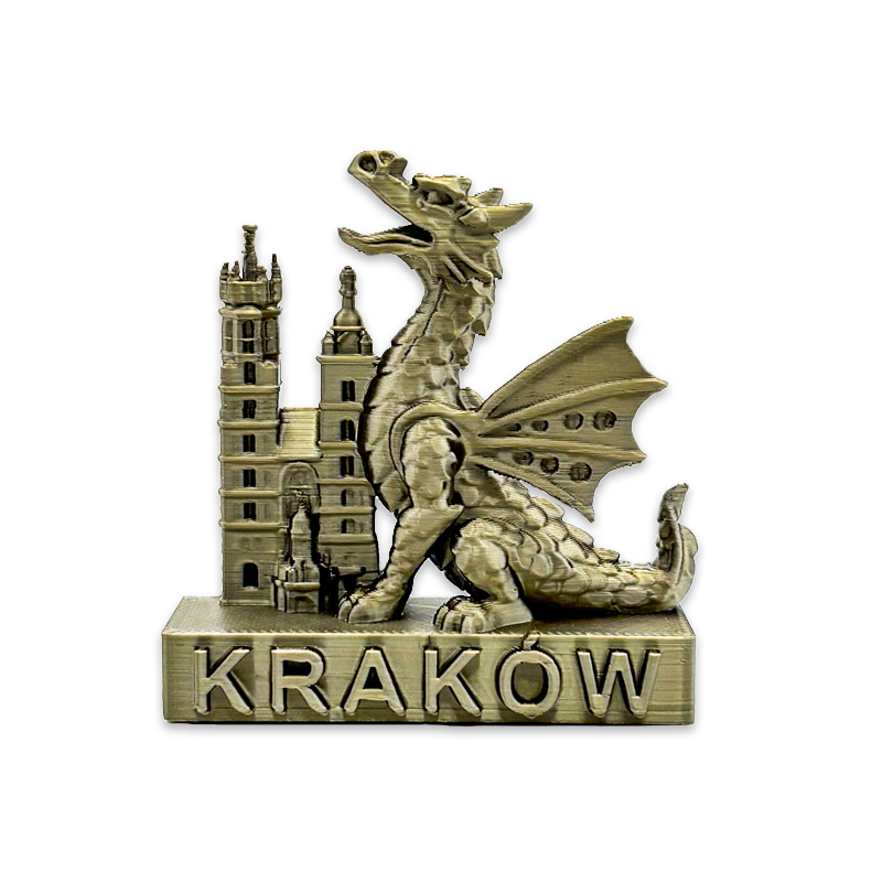 Magnes Kraków Smok Kościół Mariacki (3D),:
