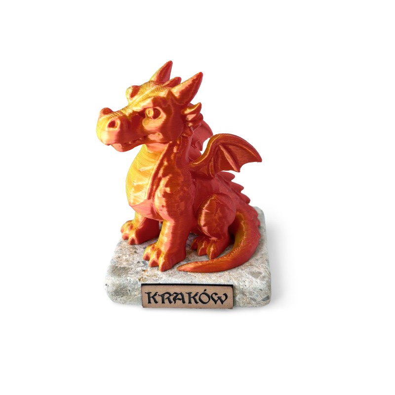 Figurka Magiczny Smok z Krakowa na Kamieniu (5,5),: