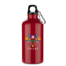Butelka Aluminiowa Serce Polska,: