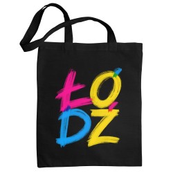 Torba eko Łódź Cmyk, czarny