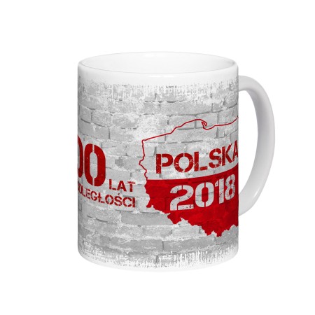 Kubek Biały Niepodległość 2 Mapy