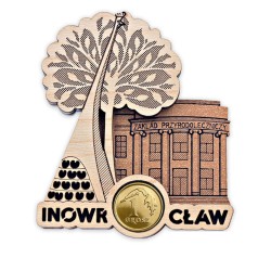Magnes drewniany Inowrocław Zakład Przyrodolecznicy z Groszem