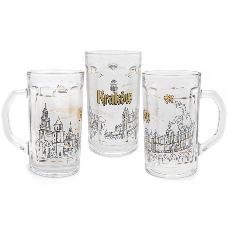 Kufel Szklany 0.5 L Kraków B 