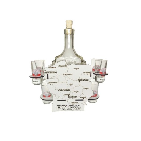 Komplet Karafka Mapa Polska