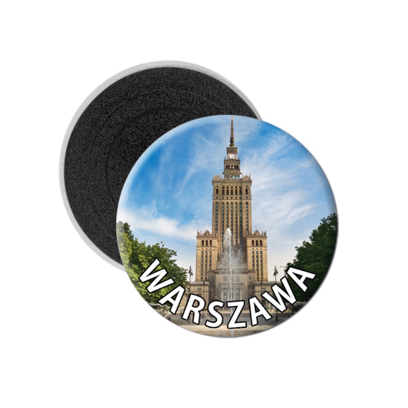 Magnes Okrągły Pamiątka Warszawa PKiN