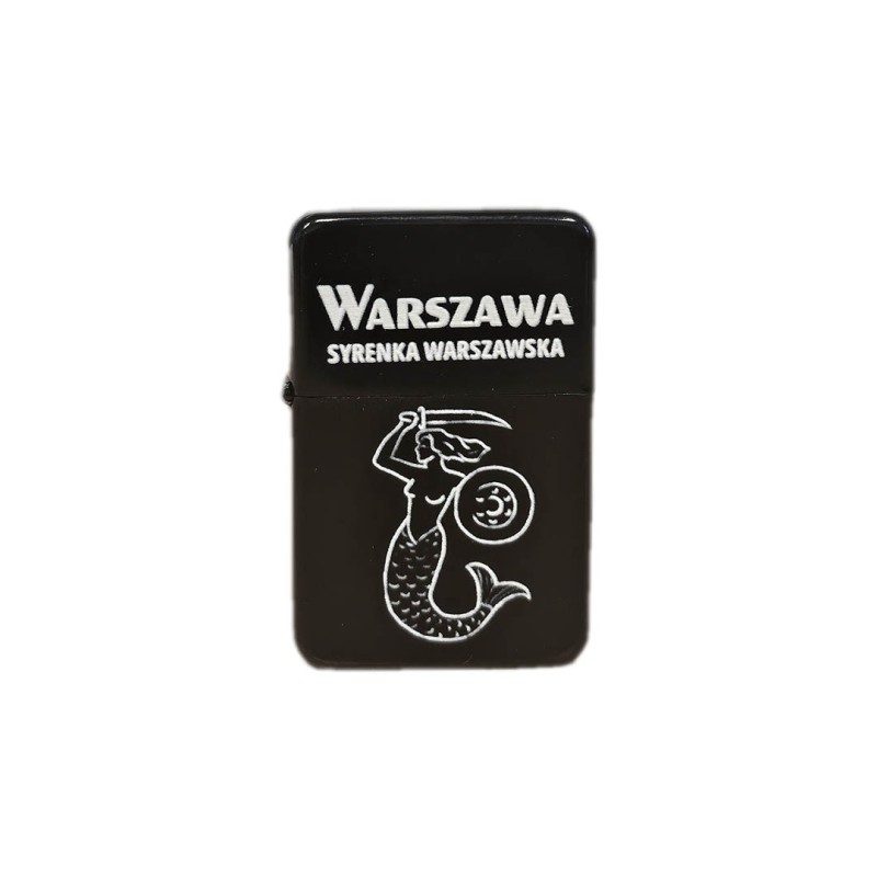 Zapalniczka Benzynowa Warszawa Syrenka,: czarny