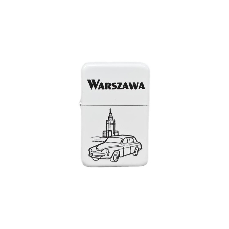 Zapalniczka Benzynowa Warszawa Samochód,: biały