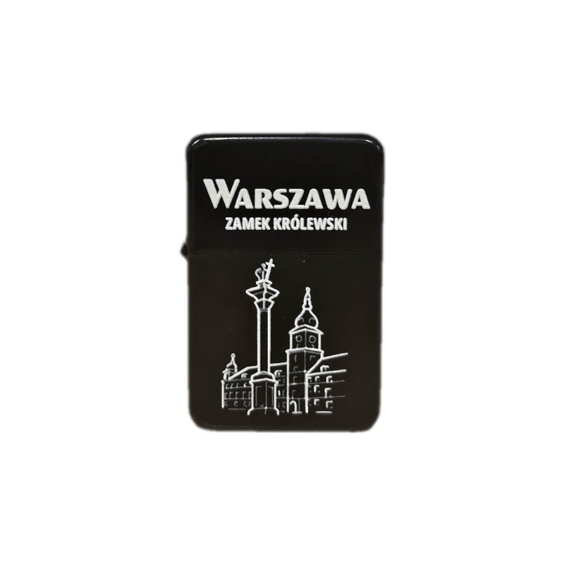 Zapalniczka Benzynowa Warszawa Zamek Królewski,: czarny