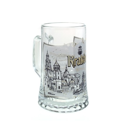 Kufel Szklany 0.5 L Kraków E