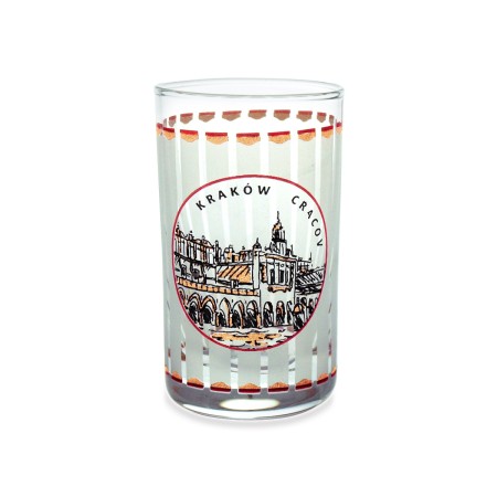 Kieliszek Szklany Kraków Sukiennice - paski
