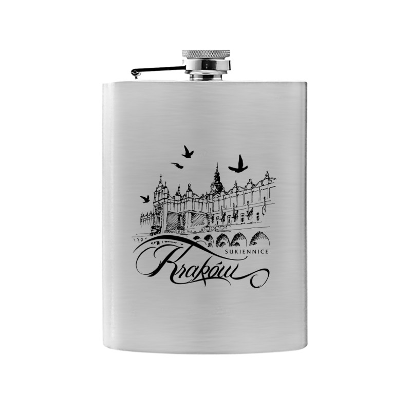 Piersiówka Metalowa Kraków Sukiennice 230 ml