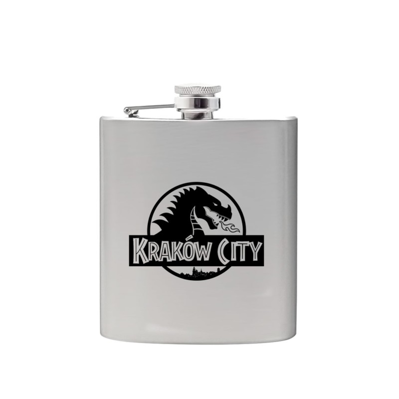 Piersiówka Metalowa Kraków City 180 ml