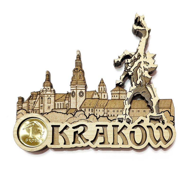 Magnes Wawel panorama, Smok z Groszem