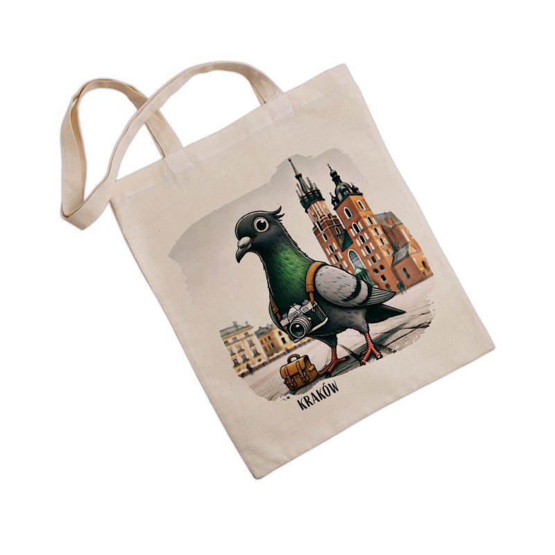 Torba eko Kraków Gołąb Turysta, natural