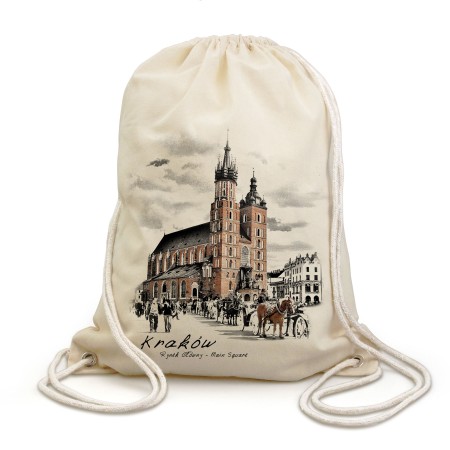 Plecak Worek Mariacki Grafika, natural