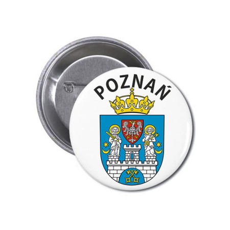 Przypinka Poznań Herb