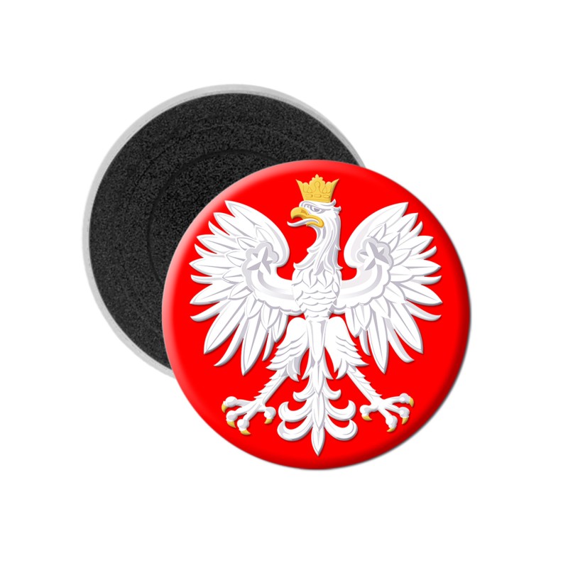 Magnes Okrągły Orzeł w Koronie