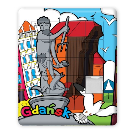 Układanka Gdańsk Graffiti Posejdon