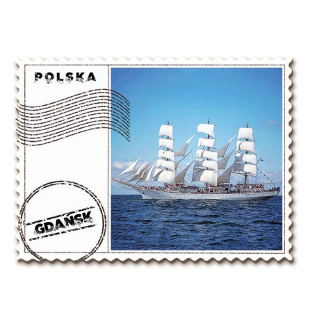 Magnes Znaczek Gdańsk Dar Młodzieży
