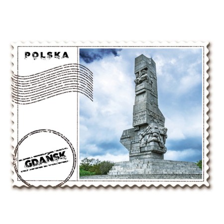 Magnes Znaczek Gdańsk Pomnik Westerplatte