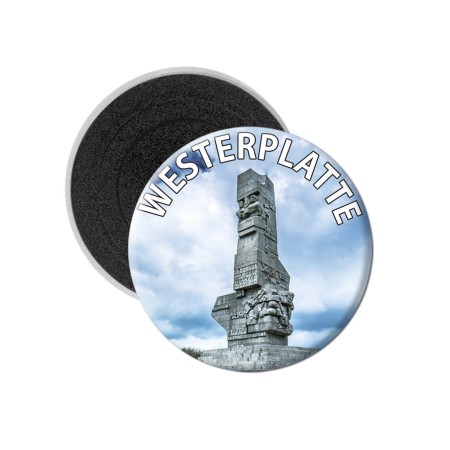 Magnes Okrągły Pamiątka Gdańsk Westerplatte